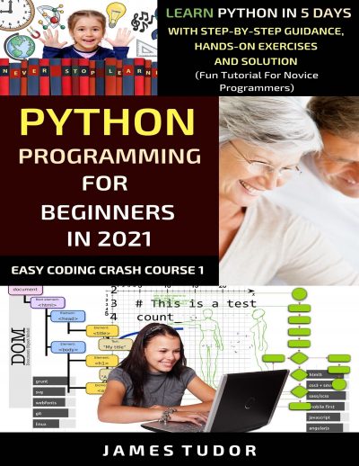 Cover for Python Programming for Beginners in 2021